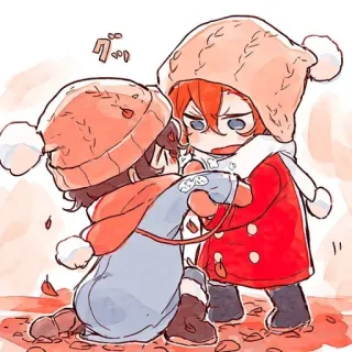 😡 Anime, Kreskówka, Słodkie, Postacie, Ilustracja telegram sticker