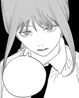 😠 Makima Chainsaw Man anime, manga, chainsaw man, makima telegram sticker