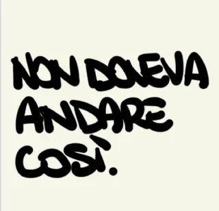 ❌ NON DOVEVA
ANDARE
COSÌ. telegram sticker