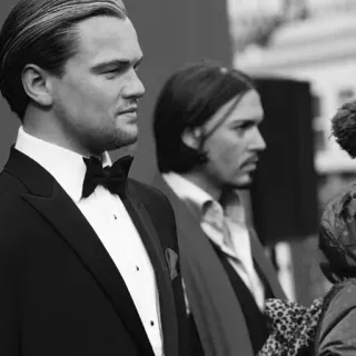 ⛓ Leonardo DiCaprio 演员, 名人, 肖像, 燕尾服 telegram sticker