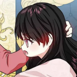 🐈‍⬛️ Anime, Manga, Ragazza, Scioccata, Bruna whatsapp sticker