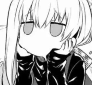 🥲 Anime, Manga, Personage, Schattig, Illustratie telegram sticker