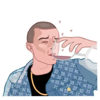 🍷 minum, anggur, pria, potret, alkohol, minuman telegram sticker