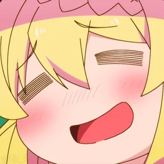 🫠 anime, cartone animato, carino, faccia, divertente telegram sticker
