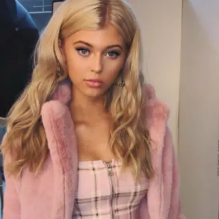 🔥 Loren Gray Frau, Porträt, blond, weiblich, Promi, Person, Stil telegram sticker