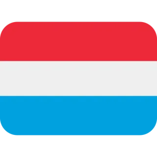 🇱🇺 bandera, Luxemburgo, país telegram sticker