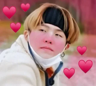 ♥️ kpop, idol, corações, fofo, estético, fã, coreia, música whatsapp sticker