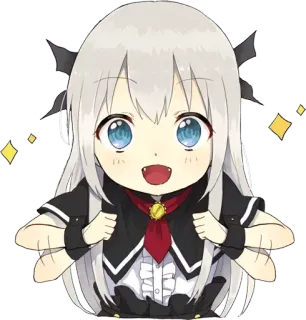 ✨ Anime, Manga, Lucu, Kawaii, Gadis, Karakter, Chibi telegram sticker