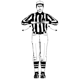 🏈 referee, penalty, official, sports, football, umpire telegram sticker