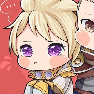 🦄 anime, cute, chibi, cartoon, character, illustration telegram sticker