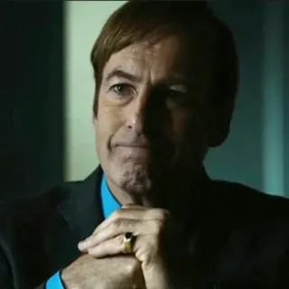 ⚖️ Saul Goodman Better Call Saul lawyer, criminal, suit, smirking, confident telegram sticker