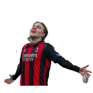 🤗 futebol, football, AC Milan, jogador, esportes telegram sticker