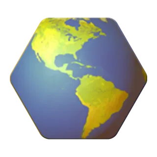 🌎 world, globe, earth, map, america, continent telegram sticker