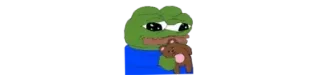 🧸 Pepe the Frog Pepe, Frog, Cute, Sad telegram sticker