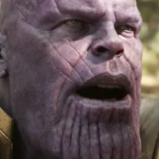 💜 Thanos supervillain, marvel, avengers, thanos, villain telegram sticker