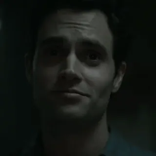 ☺️ Joe Goldberg YOU TV-Show, Figur, YOU, Porträt, Penn Badgley telegram sticker