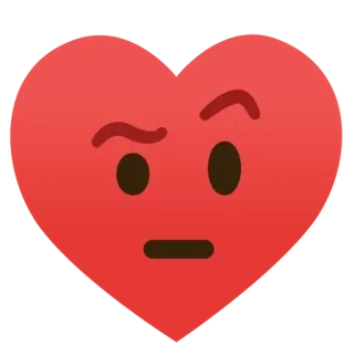 🌟 heart, emoji, questioning, unsure, confused telegram sticker