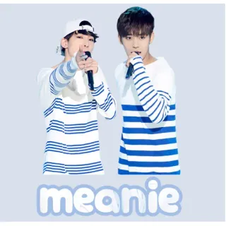 👬 meanie kpop, music, mean, people, boys telegram sticker