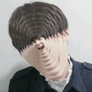 😩 Meme, Divertente, Ritratto, Faccia, Distorsione, Urlo telegram sticker