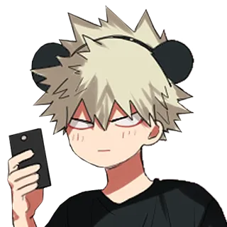 📷 Katsuki Bakugo My Hero Academia Anime, Manga, Held, Bakugo, Leuk, Boos telegram sticker