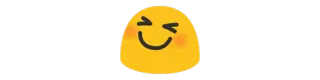 😆 Emoji, Glimlach, Gelukkig, Leuk telegram sticker