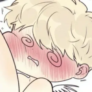 🍭 Dibujos animados, Anime, Manga, Expresión, Shock, Cara whatsapp sticker