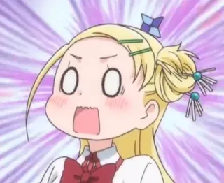 😱 anime, cartoon, girl, expression, cute, funny, manga telegram sticker