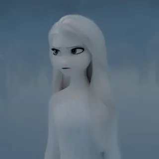 🌨 Elsa Frozen elsa, la reine des neiges, disney, princesse, reine des glaces, dessin animé telegram sticker