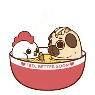 PugliePug telegram stickers