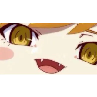 😏 anime, personagem, desenho animado, expressão facial telegram sticker