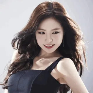 🦄 女性, ポートレート, 人物, 女性, ブルネット, 韓国人女性 telegram sticker