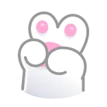 ✌️ animal, mignon, chat, patte, patte de chat, adorable, autocollant whatsapp sticker