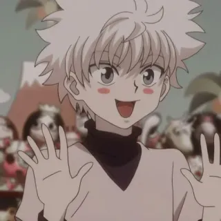 💞 Killua Zoldyck Anime, Ragazzo, Killua, Hunter x Hunter, Carino, Personaggio telegram sticker