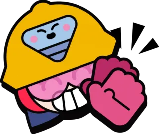 👏 Lemon sticker, personaggio, limone, gioco whatsapp sticker