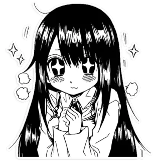 😍 Anime, Manga, Dễ thương, Hoạt hình, Cô gái, Kawaii, Chibi telegram sticker