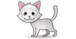 🐈 Katze, Kätzchen, Tier, Haustier, Cartoon, Süß, Katzenartig whatsapp sticker