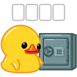 ✳️ rubber duck telegram sticker