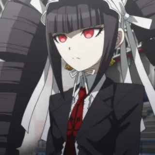 🃏 Celestia Ludenberg Danganronpa Anime, Personagem, Gótico, Lolita, Danganronpa, Celestia Ludenberg telegram sticker