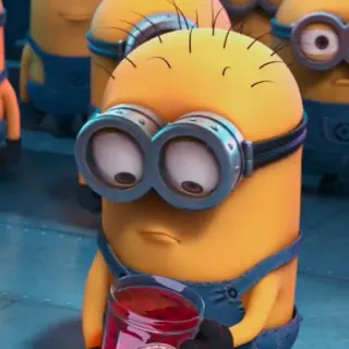 🍌 Minion Minion, Kartun, Karakter, Lucu, Despicable Me telegram sticker
