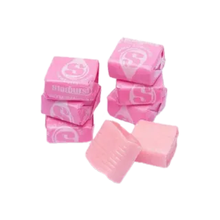 🍏 Starburst caramelo, dulces, rosa, comida, Starburst telegram sticker