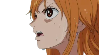 👑 Nami One Piece Anime, One Piece, Nami, Dessin animé whatsapp sticker