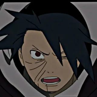 😯 Obito Uchiha Naruto anime, manga, uchiha, ninja, obito telegram sticker