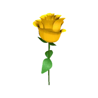🌹 flor, amarillo, rosa, planta, naturaleza telegram sticker