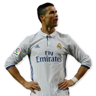 😝 Cristiano Ronaldo football, football américain, athlète, joueur, Real Madrid, sport whatsapp sticker