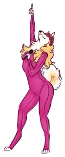 👆 anjing, serigala, penyanyi, pertunjukan, mikrofon, musik telegram sticker