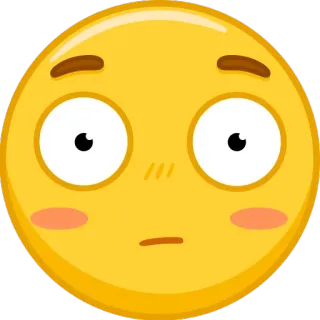 😶 emoji, confus, expression, émoticône, jaune, visage telegram sticker