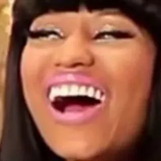 🥀 Nicki Minaj nicki minaj, cantora, rapper, mulher, sorriso, celebridade telegram sticker