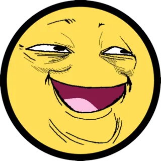 😀 Mème, Emoji, Visage, Expression, Drôle, Internet, Humour telegram sticker