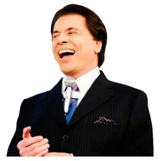 😄 Silvio Santos Brasileño, Presentador, Anfitrión, Artista, Hombre, Persona whatsapp sticker