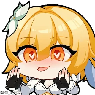 😍 Aether Genshin Impact Aether, Genshin Impact, animé, jeu vidéo, mignon, personnage whatsapp sticker